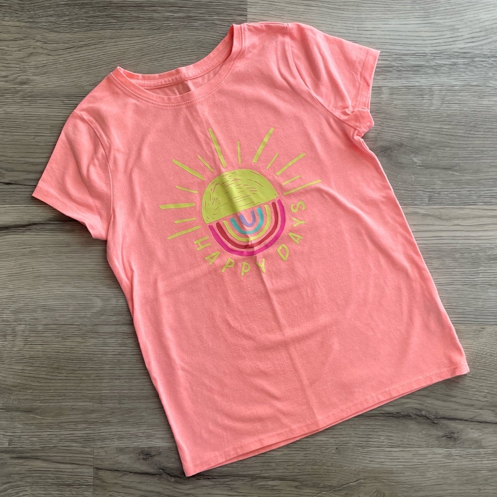 4/$25 ☀️ | Cat & Jack | Short-Sleeve Graphic Tee for Girls | M (7-8) - Picture 2 of 6